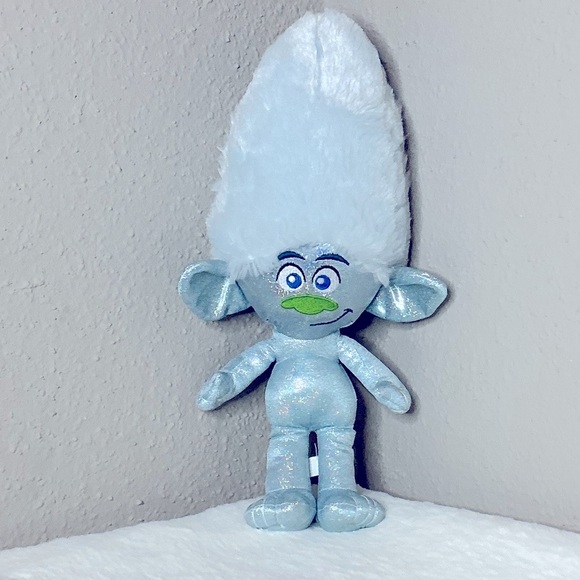 Trolls Sparkling Silver Plush - Picture 1 of 4